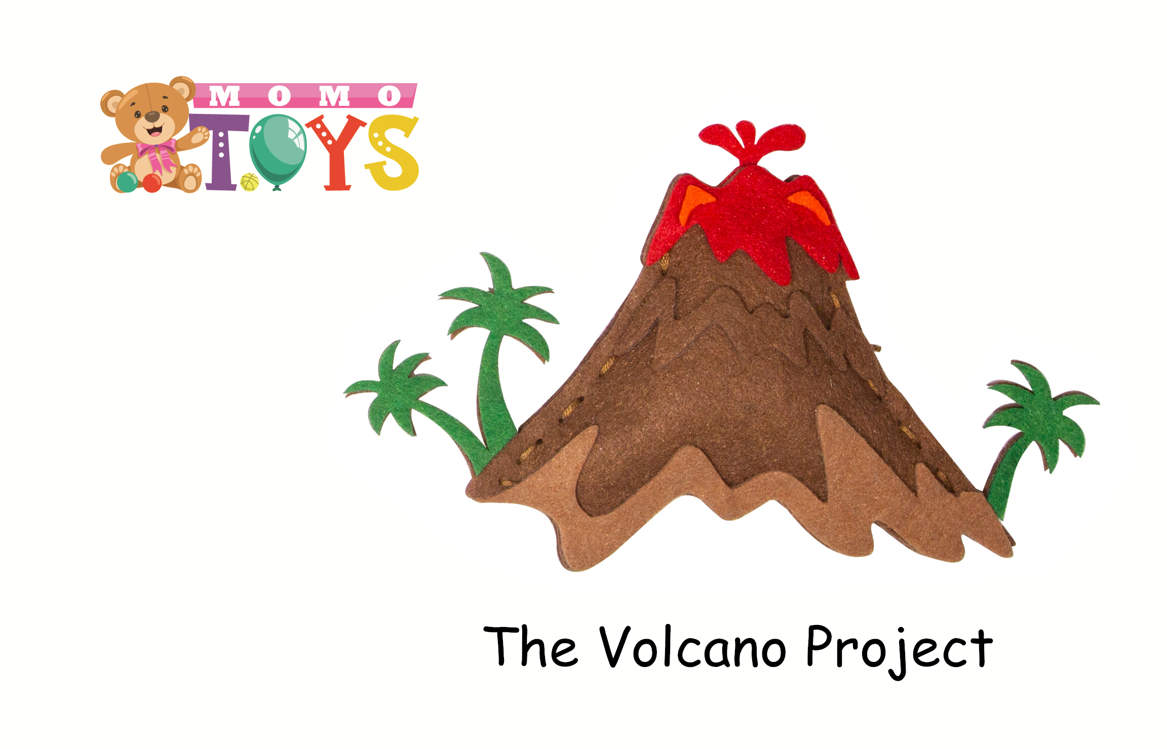 Dinosaur World Sewing Kit Volcano Project